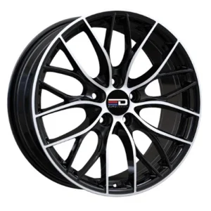 Euro Design – Camillo – Black – 18″x8″ 35mm – Summer Wheels – CAM1880J3572GBM